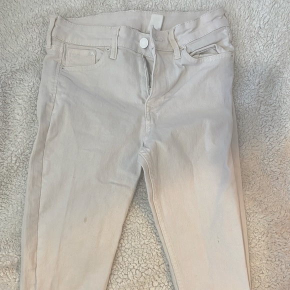 H&M White High Waisted Skinny Jeans - Picture 3 of 6